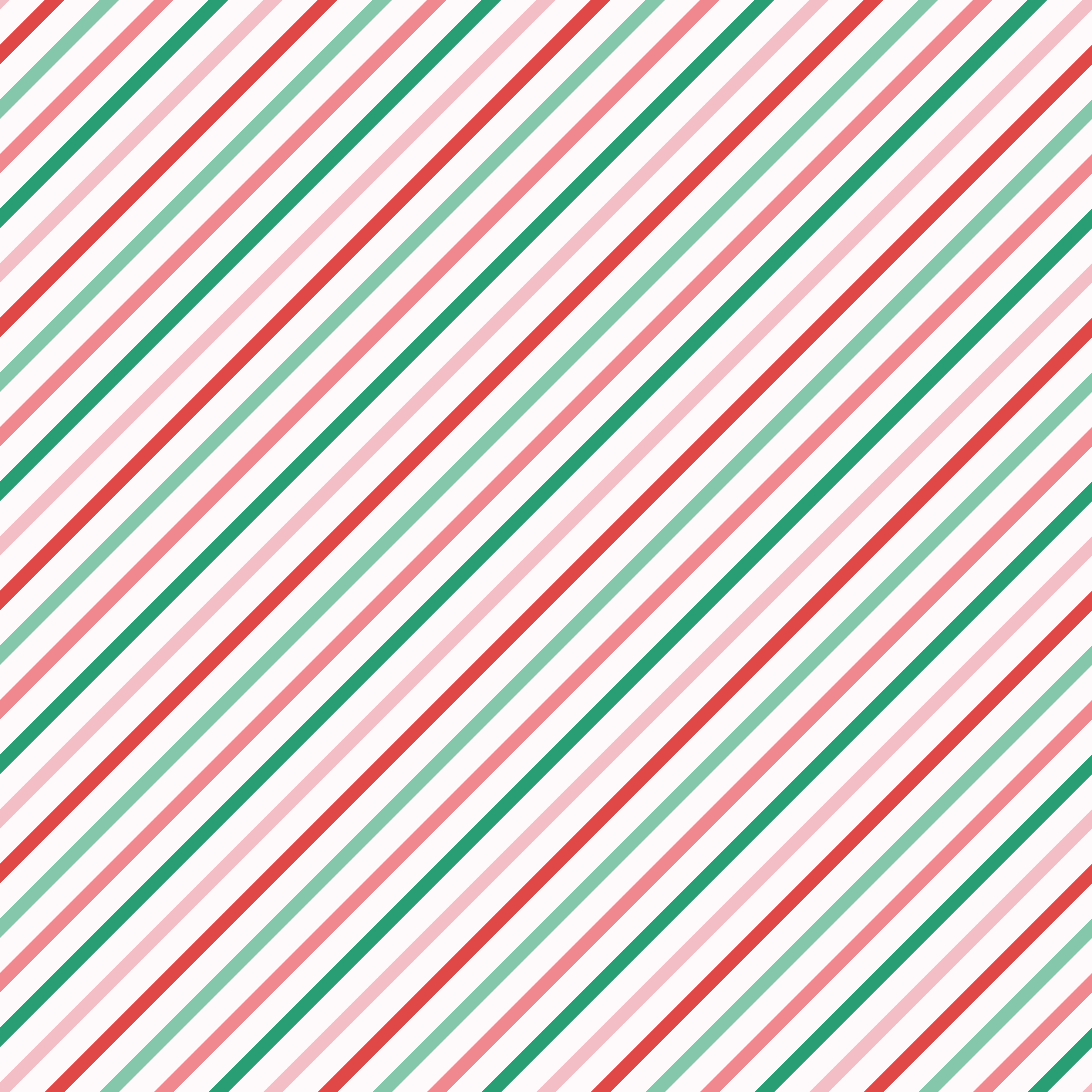 Retro Christmas Diagonal Stripes Pattern Acrylic Sheets - CMB Pattern Acrylic